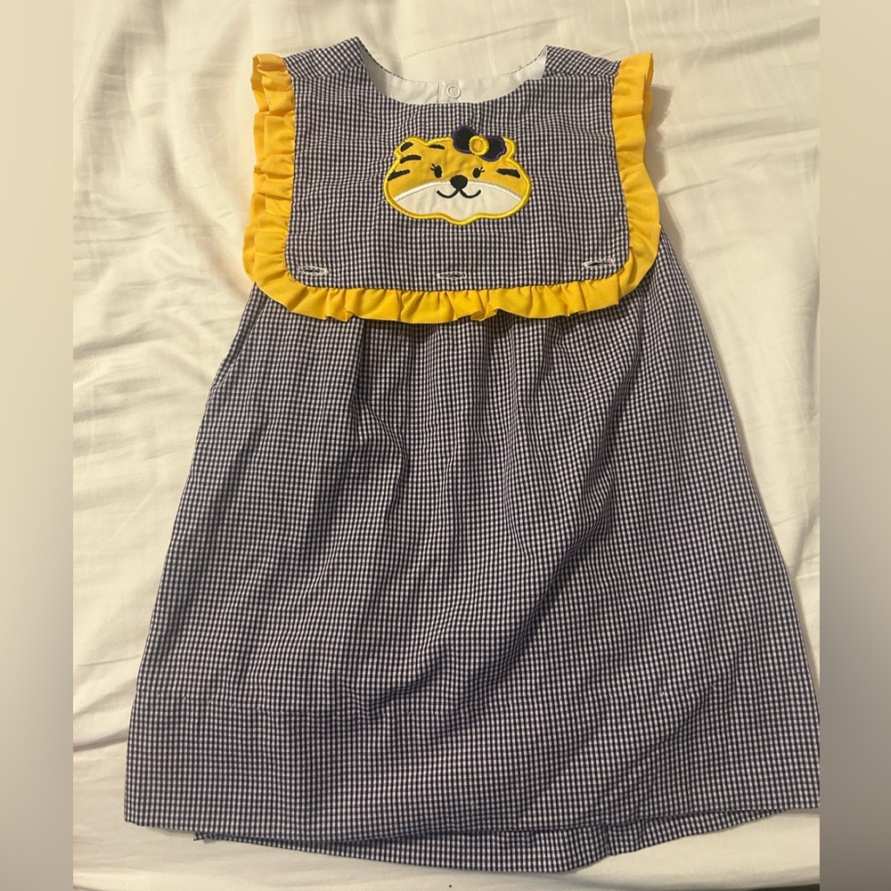 LSU Dress with reversible top